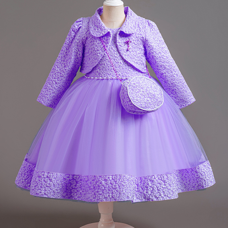 Kids Tablet With Accessories - Spring Flower Girl Elegant Dresses for