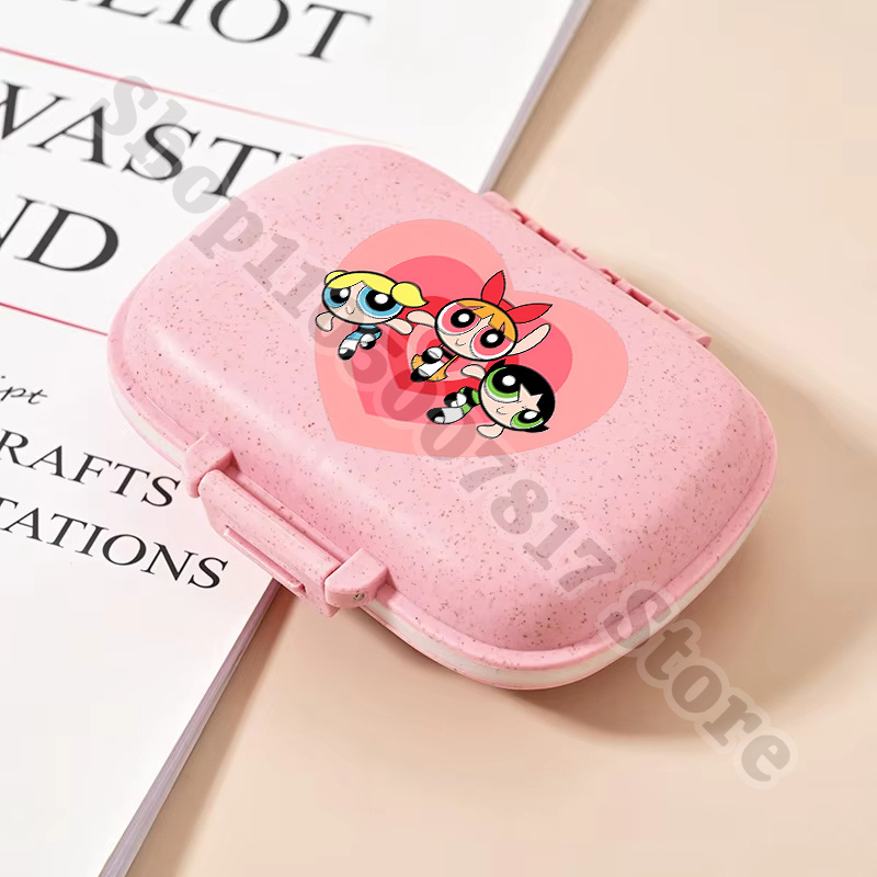 Tablet Cute Accessories - Kawaii The Powerpuffs Cute Pill Storage
