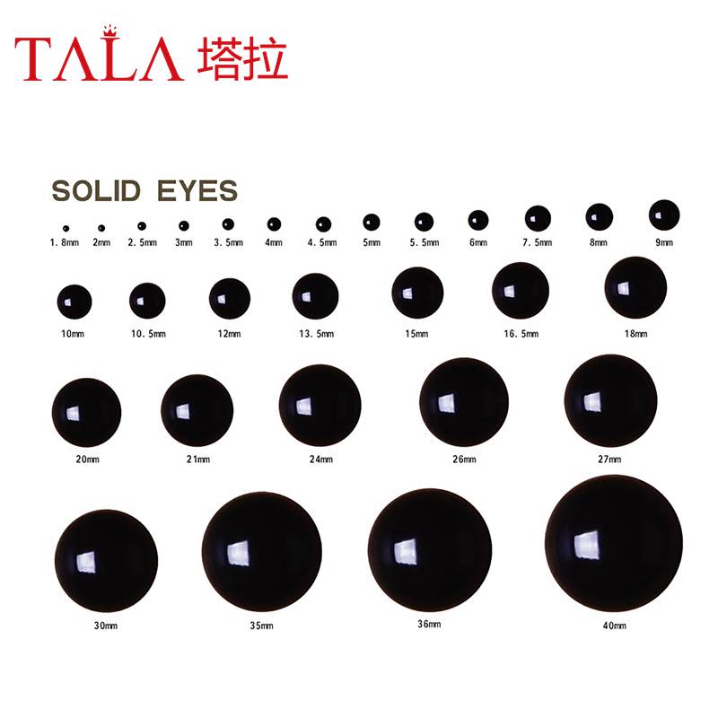 Kids Tablet With Accessories - 4.5mm-24mm Safety Black Eyes Fit For