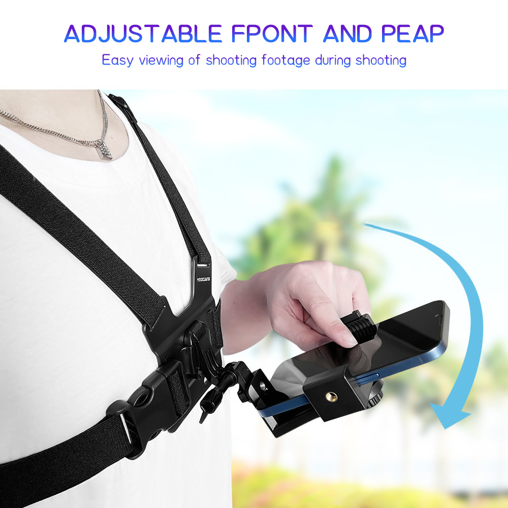 Tablet Stand Adjustable - Chest Mount Phone Strap Holder Adjustable