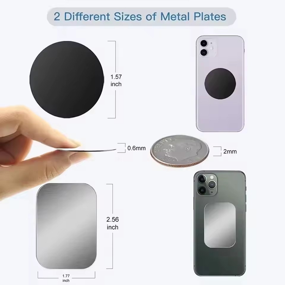 5/10pcs Magnetic Metal Plate D - Car Accessories Tablet Holder recension och pris