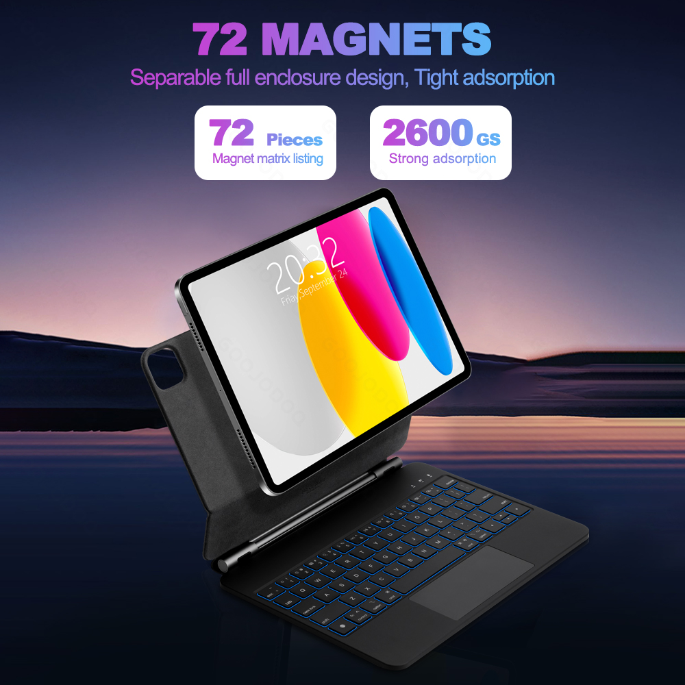 GOOJODOQ Magic Keyboard for iP - Tablet Accessories Choice Store recension och pris