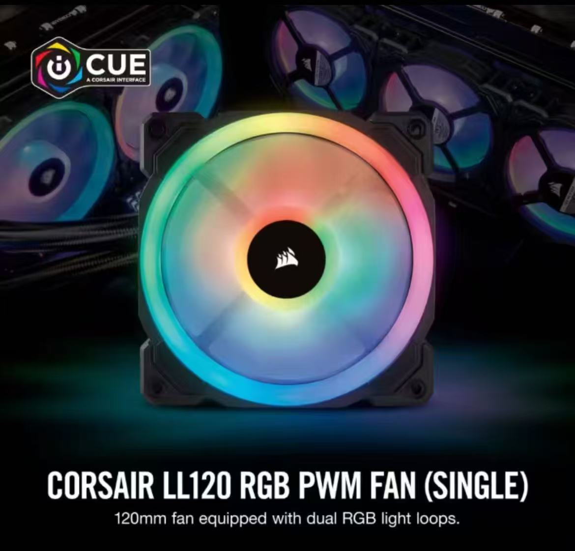 CORSAIR LL120 RGB 120mm Dual L - Tablet Accessories Aesthetic recension och pris