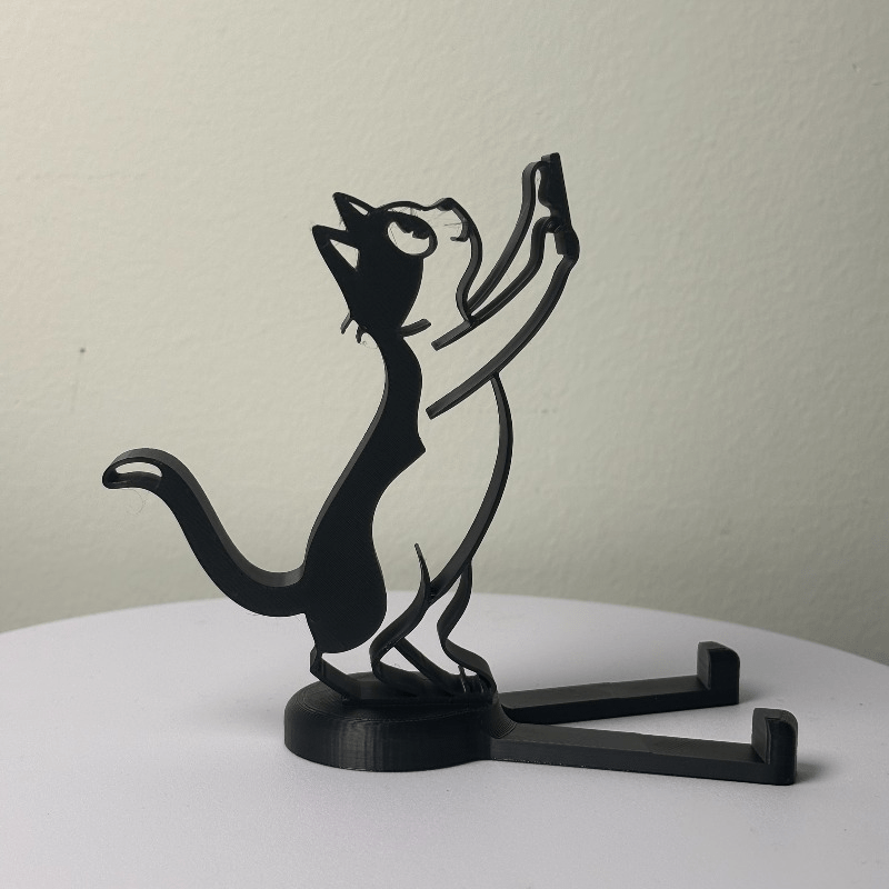 Abstract Hollow Line Cat Phone - Essential Tablet Accessories recension och pris