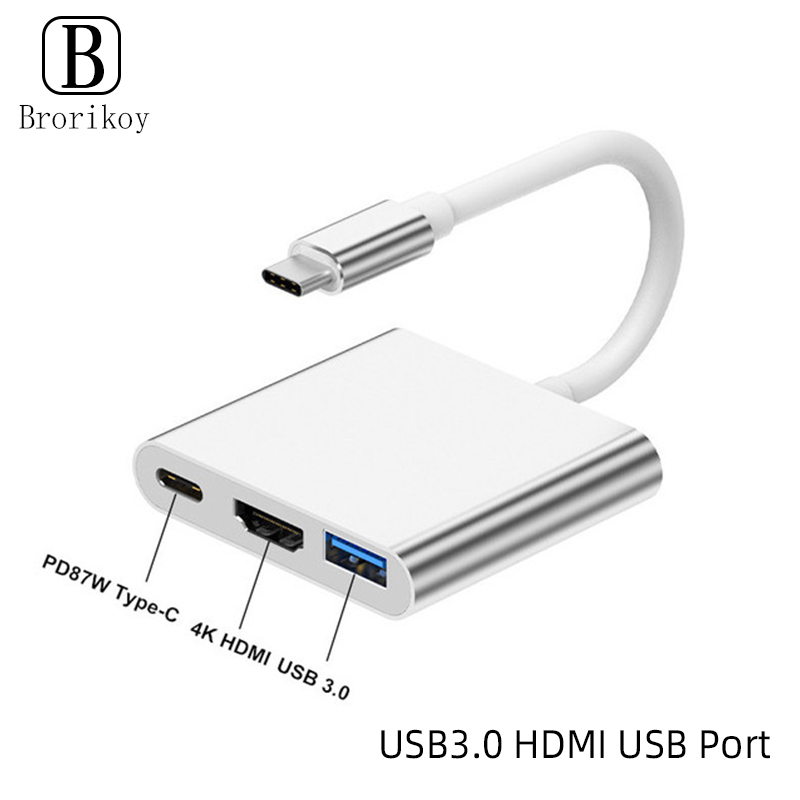 3 in 1 USB Type C Hub to 4K HD - Tablet Accessories Samsung recension och pris