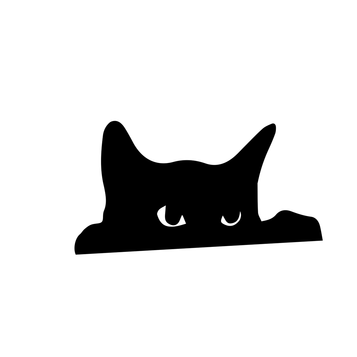 1 Pc Cat Looking Up Door Toppe - Tablet Accessories Aesthetic recension och pris