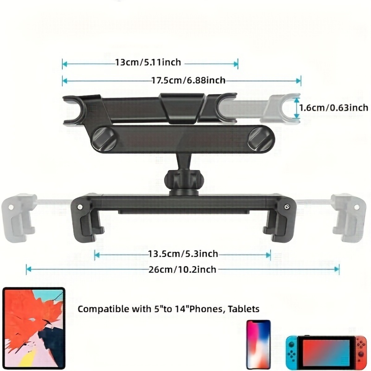 Universal Car Headrest Tablet  - Car Accessories Tablet Holder recension och pris