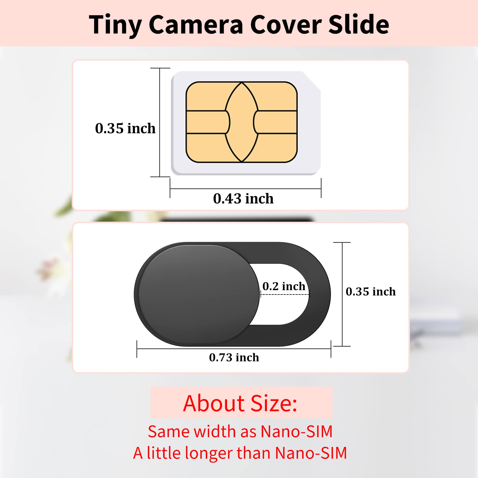 Ultra-Thin Webcam Cover Slide  - Tablet Cover Accessories recension och pris