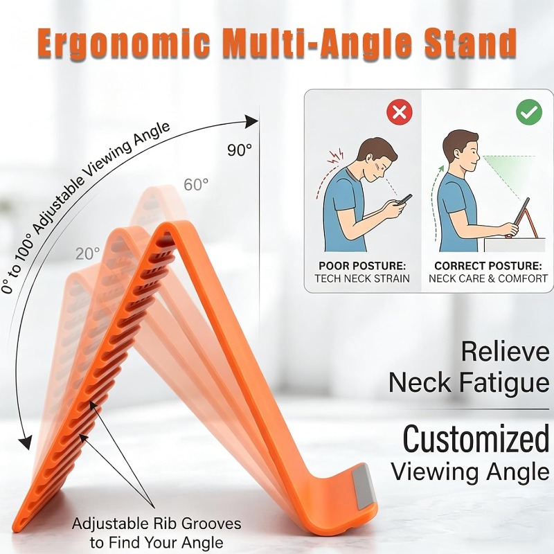 Flexible Foldable Silicone Pho - Tablet Stand Adjustable recension och pris