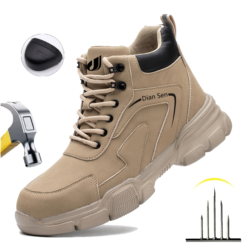 Mens Work Boots Steel Toe Shoe - Tablet Accessories Aesthetic recension och pris