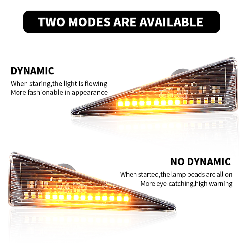 2PCS LED Turn Signal Side Mark - Tablet Accessories Aesthetic recension och pris
