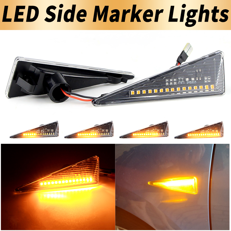 2PCS LED Turn Signal Side Mark - Tablet Accessories Aesthetic recension och pris