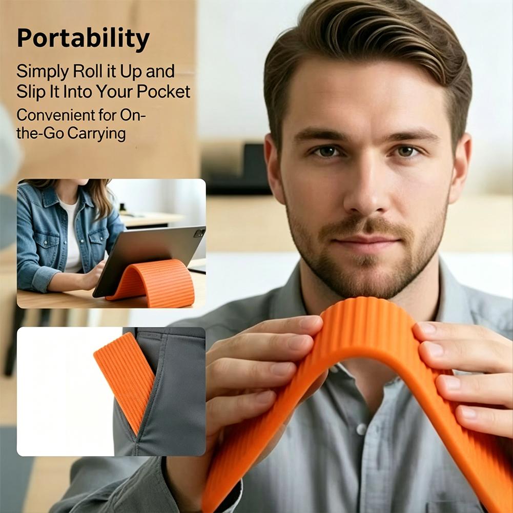 Portable Silicone Mobile Phone - Tablet Stand Adjustable recension och pris