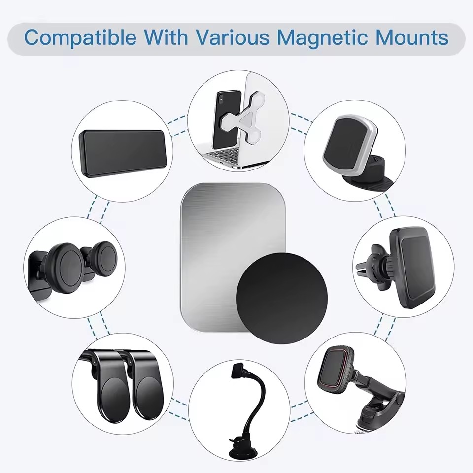 Thin Magnetic Metal Plate For  - Car Accessories Tablet Holder recension och pris