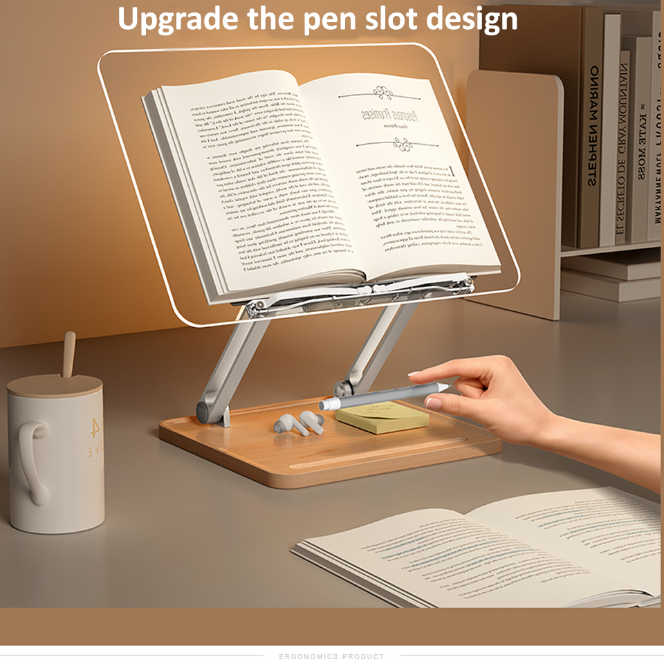 Wooden Reading Stand with Ligh - Laptop Tablet Accessories recension och pris