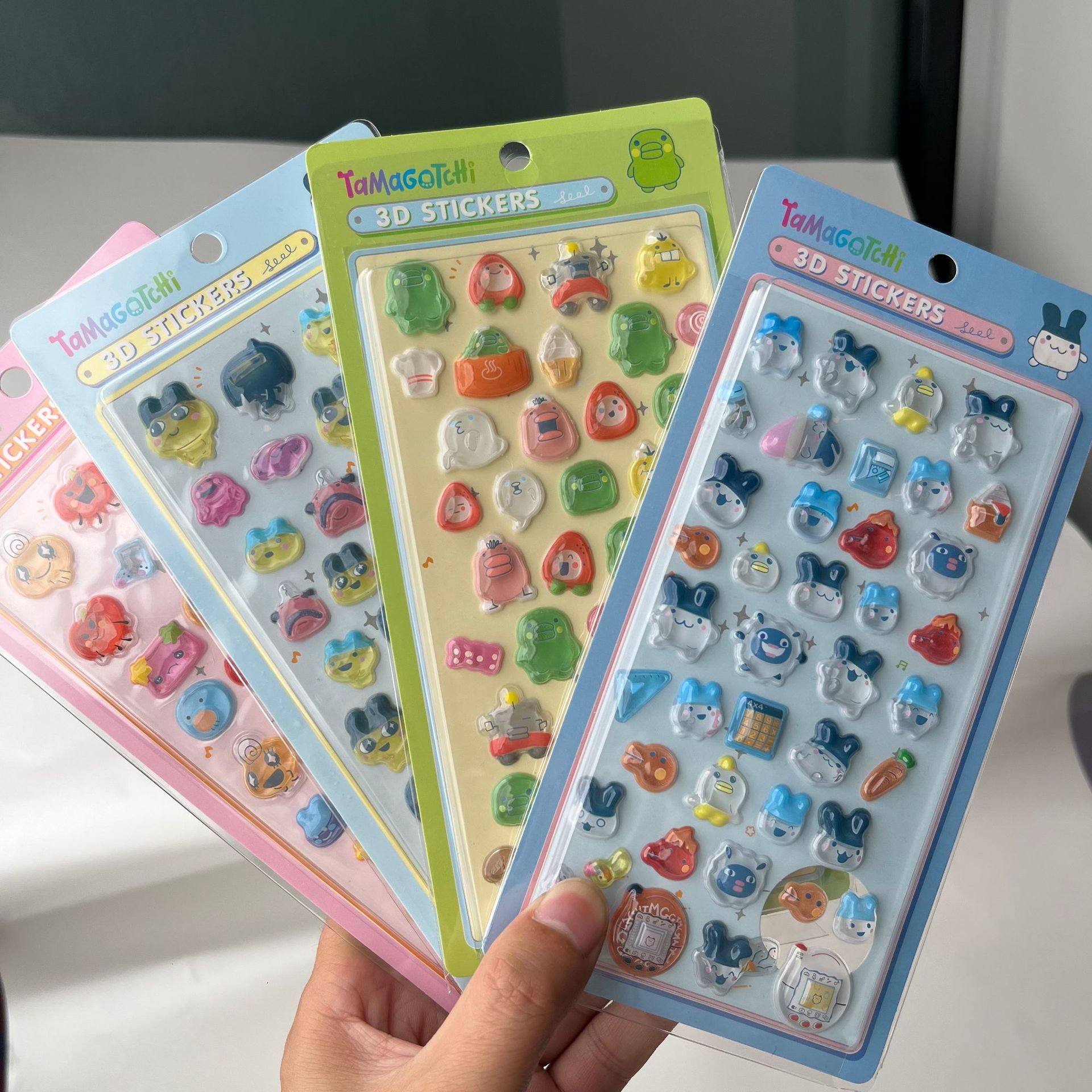 Cute Tamagotchi 3D Puffy Stick - Tablet Cute Accessories recension och pris
