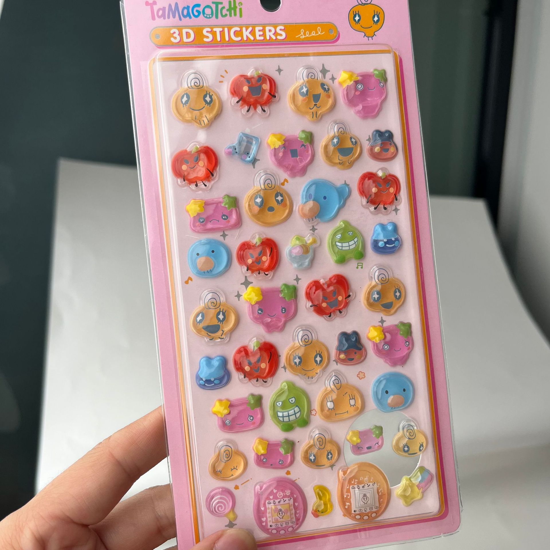 Cute Tamagotchi 3D Puffy Stick - Tablet Cute Accessories recension och pris