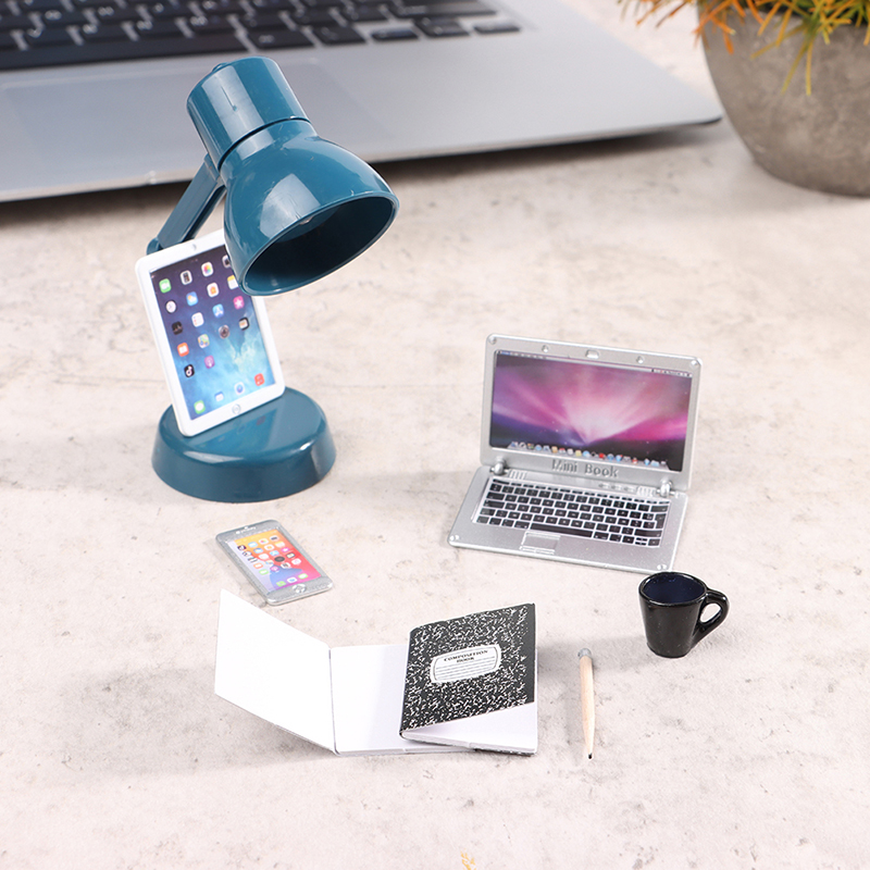 1:12 Dollhouse Miniature Lapto - Kids Tablet With Accessories recension och pris