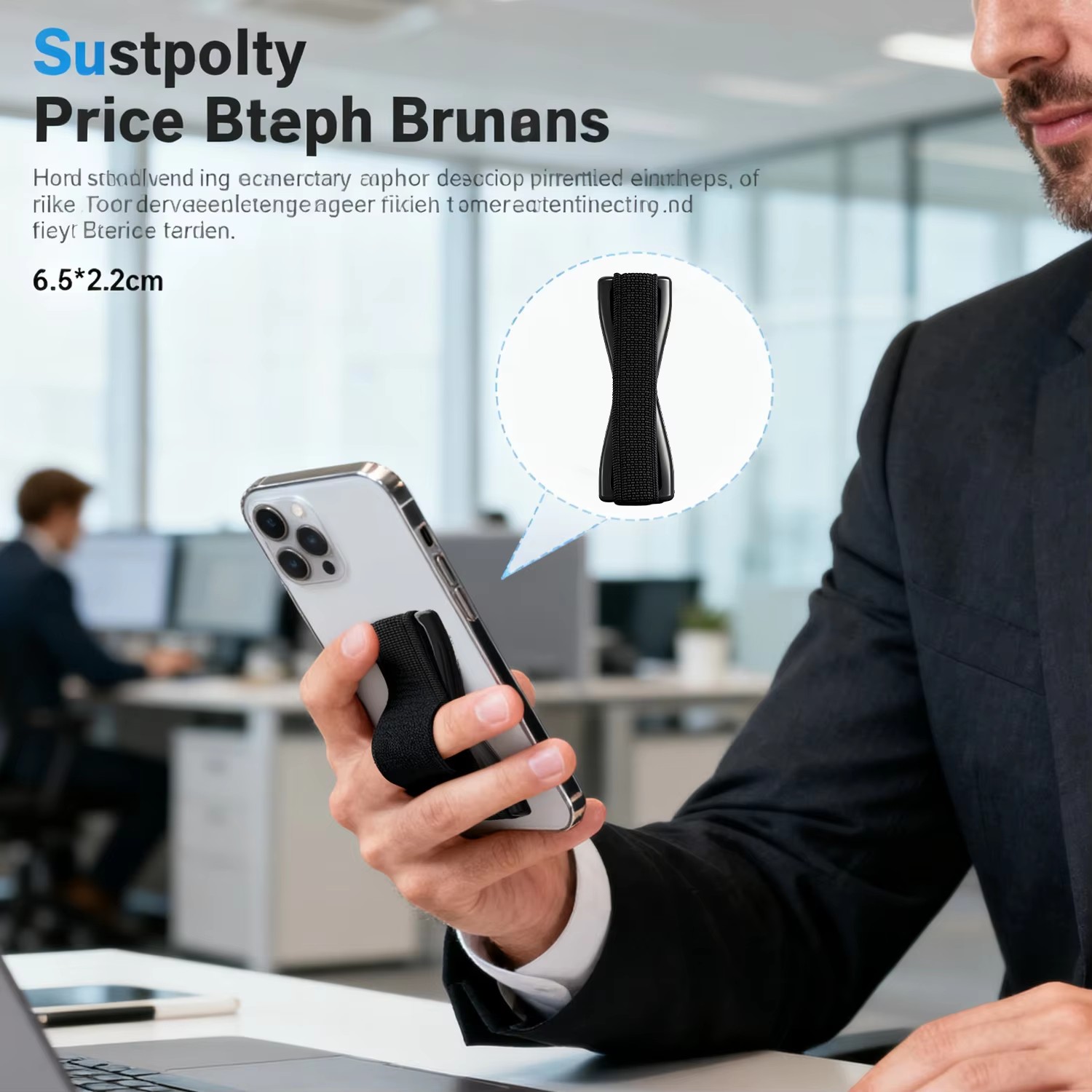 Portable Phone Grip Elastic St - Essential Tablet Accessories recension och pris