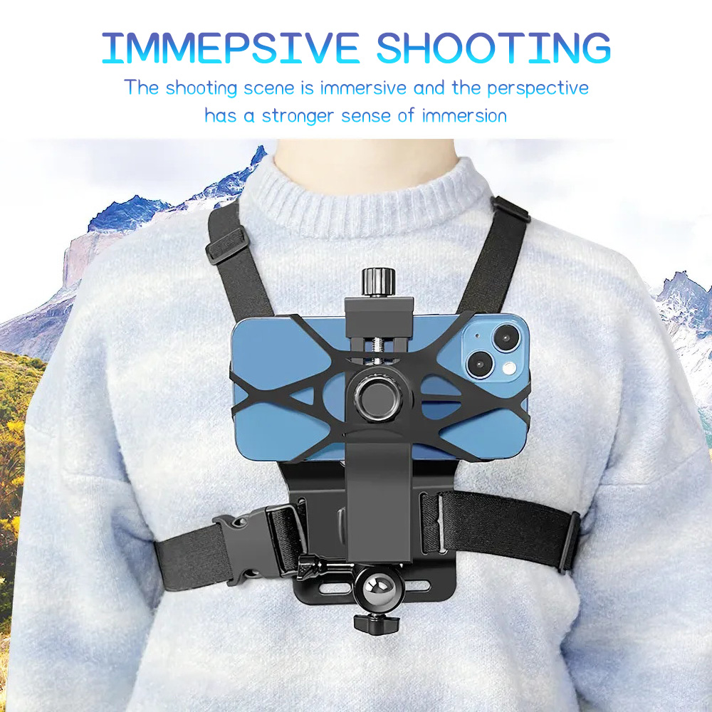 Chest Mount Phone Strap Holder - Tablet Stand Adjustable recension och pris