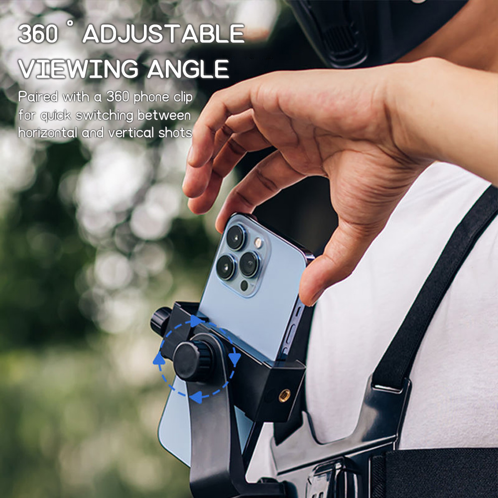 Chest Mount Phone Strap Holder - Tablet Stand Adjustable recension och pris